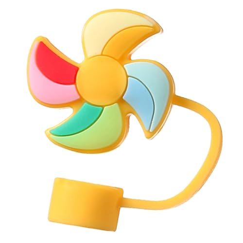 Silikon-Strohhüllen, Cartoon-Stroh-Topper | Stroh-Topper mit auslaufsicherem Deckel - Cartoon-Topper aus staubdichtem Silikon, Ausgießkappe für Getränke Silikon-Strohhüllen, Cartoon-Stroh-Topper | Stroh-Topper mit auslaufsicherem Deckel - Cartoon-Topper aus staubdichtem Silikon, Ausgießkappe für Getränke von Generic