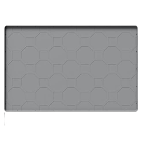 Silikon unter Waschbeckenmatte Nicht-Schlupf-Küchenschrank Matte Hausaufbewahrungsmatte (Grau M) von Generic