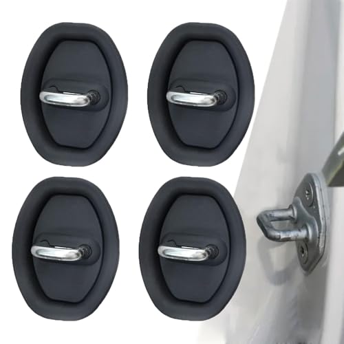 Silikonabdeckung für Auto-Türriegel – 4 Stück, Abdeckung für Autotürgriff, Stoßdämpfung, Verriegelungsschnalle | Deckel-Set von Generic