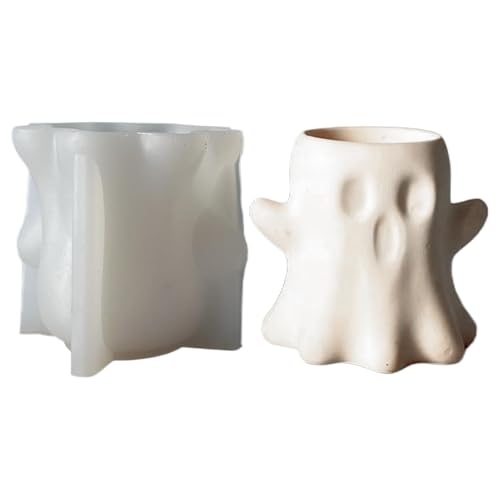 Silikonform Geister - Geisters Teelicht Silikon Gussform Für Harzguss | Geisterkerzenformen | Halloween Epoxy Gießform Für Düfte Kunsthandwerk Seife Gips Zement Zierguss Wohnaccessoires Silikonform Geister - Geisters Teelicht Silikon Gussform Für Harzguss | Geisterkerzenformen | Halloween Epoxy Gießform Für Düfte Kunsthandwerk Seife Gips Zement Zierguss Wohnaccessoires von Generic