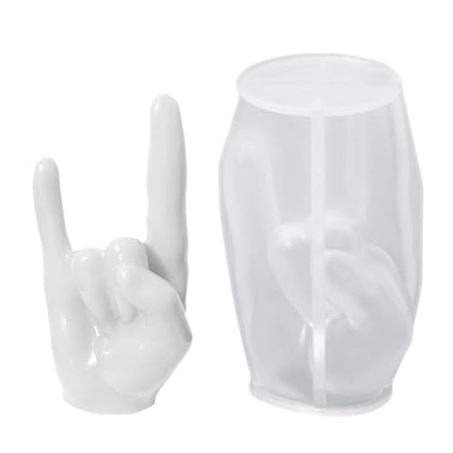 Silikonform Hand - Fingerschnitzform, Handformform | Handdruckform für die Herstellung von Harz, Seife oder Kerzen, Silikonform Silikonform Hand - Fingerschnitzform, Handformform | Handdruckform für die Herstellung von Harz, Seife oder Kerzen, Silikonform von Generic