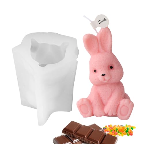 Silikonform Hase, Silikonform Osterhase | Kreative Formen für die Herstellung von Kerzen in Form von niedlichen Tieren – Wachs-Formen für Kerzen, Ton, Gips, Gießform Silikonform Hase, Silikonform Osterhase | Kreative Formen für die Herstellung von Kerzen in Form von niedlichen Tieren – Wachs-Formen für Kerzen, Ton, Gips, Gießform von Generic