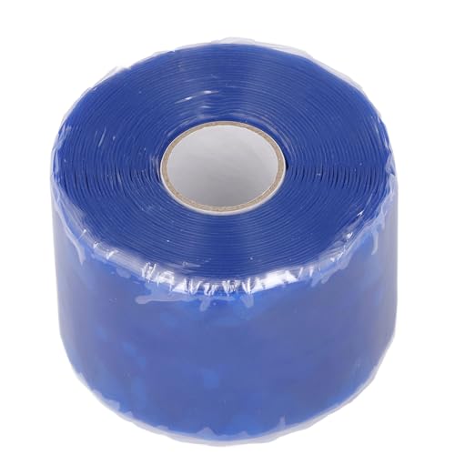 Silikongummi -Reparaturband 5 m Länge 50 mm Breite 0,8 mm dicker selbstklebender Wasserschlauch Leckdichtung Klebeband (Blau) von Generic