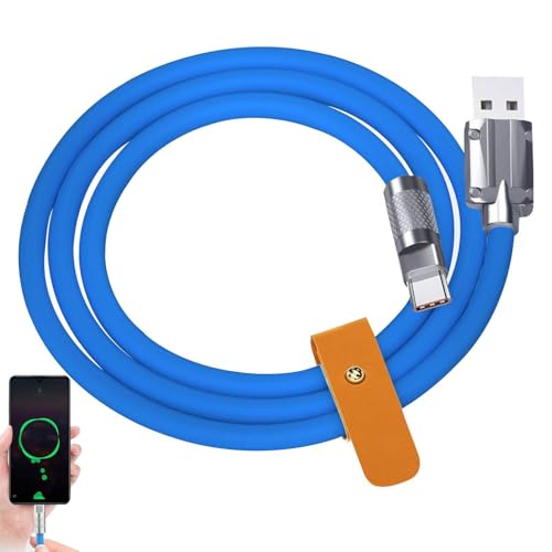 Silikonkabel Typ C – Telefon-Ladekabel 120 W für Smartphone | Typ C Ladekabel Fast Charging kompatibel Silikonkabel Typ C – Telefon-Ladekabel 120 W für Smartphone | Typ C Ladekabel Fast Charging kompatibel von Generic