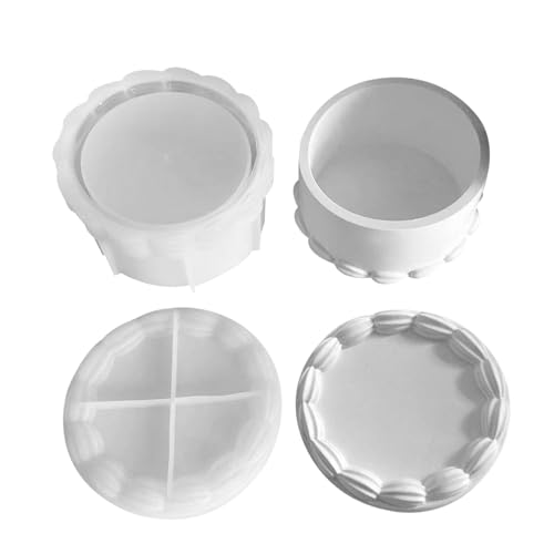 Silikonkastenform für Harz - Schmuckkästenform, Organizer mit Deckel Silikonform für Kunstguss und handgemachten Schmuck, vielseitige Form nützlich für die Herstellung von Süßigkeiten-Gläsern und Silikonkastenform für Harz - Schmuckkästenform, Organizer mit Deckel Silikonform für Kunstguss und handgemachten Schmuck, vielseitige Form nützlich für die Herstellung von Süßigkeiten-Gläsern und von Generic