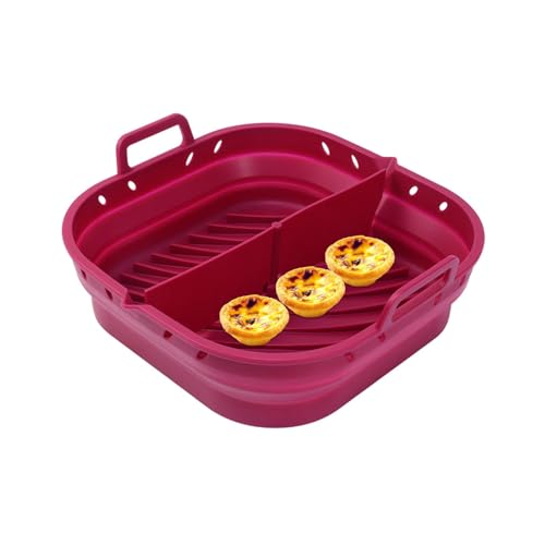 Silikonkorb für Luftfritteuse, Backbleche für Luftfritteusen | Antihaft-Backbleche und Tabletts für Luftfritteuse, faltbare Backformen mit oberem Rand einfach zu verwenden Silikonkorb für Luftfritteuse, Backbleche für Luftfritteusen | Antihaft-Backbleche und Tabletts für Luftfritteuse, faltbare Backformen mit oberem Rand einfach zu verwenden von Generic