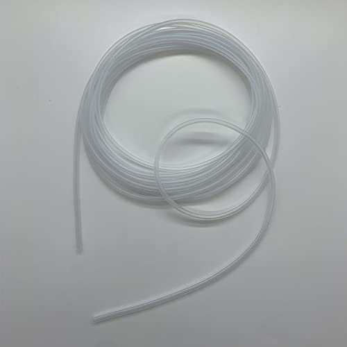 Silikonschlauch Pneumatik Silikon Gummi Schlauch ID.2mm OD.4mm Druckluftschlauch Rohr Luftschlauch Wasserleitung für Luft Wasser Treibstoff Öl (5M, transparent) von Generic