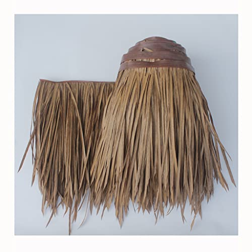 Simulation Thatch Rollen Plastic Natural Wild Fake Straw Artificial Fake Thatch Straw Dekoration Traufe Stroh Pe Flame Retardant Plastic - Versand In Rollen(Yellow c,0.5x10m/1.64X32.8ft) von Generic