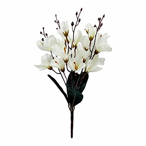 Simulierte Magnolie, einzelne kleine Lenkerblume, Herbstfarbe, Talan-Orchidee, Projekt, Dekoration, Blumenarrangement, Haushaltsblume, Kunst, Kunstblume von Generic