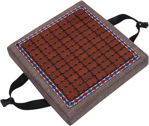 Sitzkissen Quadratisch Stuhlkissen ，Anti-Rutsch Atmungsaktiv Kleinen Stuhl Sitzpolster, Für Garten, Esszimmer, Autositz, Sessel, Sitzerhöhung(Style A,11x11x2 IN) von Generic