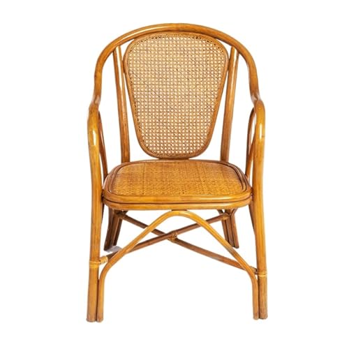 Sitzmöbel, handgewebter Rattanstuhl für den Innen- und Außenbereich – Esszimmerstühle und Freizeitstuhl aus natürlichem Rattan mit Rückenlehne, perfekt zum Entspannen im Garten oder auf der Terrasse Sitzmöbel, handgewebter Rattanstuhl für den Innen- und Außenbereich – Esszimmerstühle und Freizeitstuhl aus natürlichem Rattan mit Rückenlehne, perfekt zum Entspannen im Garten oder auf der Terrasse von Generic