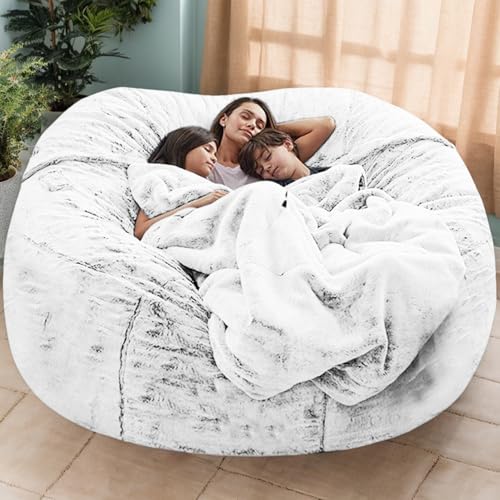 Sitzsack Bezug Nur Samt Waschbar Verdickt Reißverschluss Weich Einfarbig Stofftier Aufbewahrung Gaming Sitzsack Sitzsack Stühle Erwachsene Sitzsäcke Teenager,C,180 * 90cm von Generic