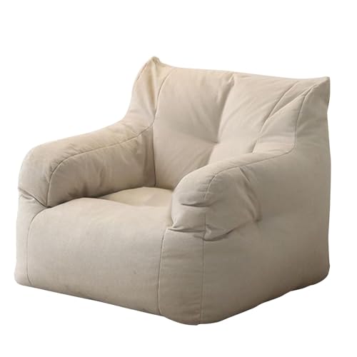 Sitzsack Couch - Gefüllte Sitzsack Couch mit Armlehne - Lazy Sofa Stuhl für Erwachsene, Akzentstuhl für Wohnzimmer, Schlafzimmer, Bodenstuhl von Generic