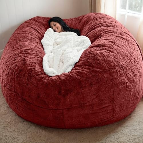 Sitzsack Hülle Nur Samt Waschbar Weich Dick Ohne Füllung Reißverschluss Gaming Sitzsack Erwachsene Kinderzimmer Wohnzimmer Büro Terrasse,H,150 * 75cm von Generic