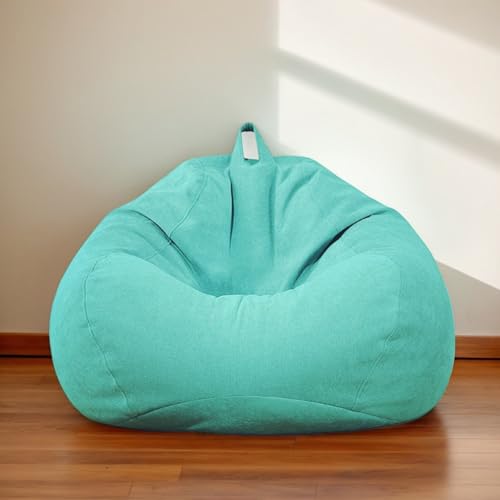 Sitzsack Hülle Velours Moderne Waschbare Dehnbare Zippverschluss Erwachsene Gaming Soft Toy Aufbewahrung Große Kleine Sitzsack Hülle Ohne Füllung,D,70 * 80cm von Generic