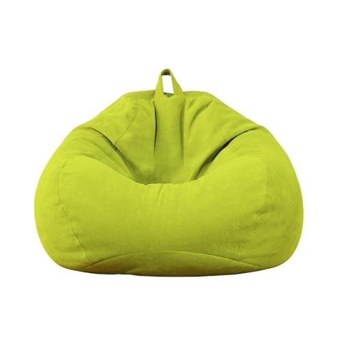 Sitzsackbezug Nur Samt Stretch Verdickt Weicher Einfarbiger Reißverschluss Nein Waschbar Leicht Zu Entfernen Gaming Sitzsack Sitzsack Stuhl Erwachsene Teenager,C,110 * 120cm von Generic