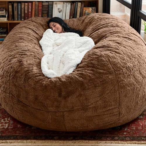 Sitzsackbezug Nur Samt Verdickte Dehnung Weicher Waschbarer Reißverschluss Keine Füllung Moderner Stil Schlafzimmer Büro Wohnzimmer Terrasse Teenager Erwachsene,E,180 * 90cm von Generic