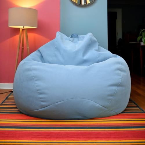 Sitzsackbezug Nur Samtmaterial Verdickte Dehnung Waschbar Weicher Reißverschluss Leicht Zu Entfernen Einfarbig Schlafzimmer Büro Terrasse Teenager Erwachsene Gebrauch,Blau,90 * 110cm Sitzsackbezug Nur Samtmaterial Verdickte Dehnung Waschbar Weicher Reißverschluss Leicht Zu Entfernen Einfarbig Schlafzimmer Büro Terrasse Teenager Erwachsene Gebrauch,Blau,90 * 110cm von Generic