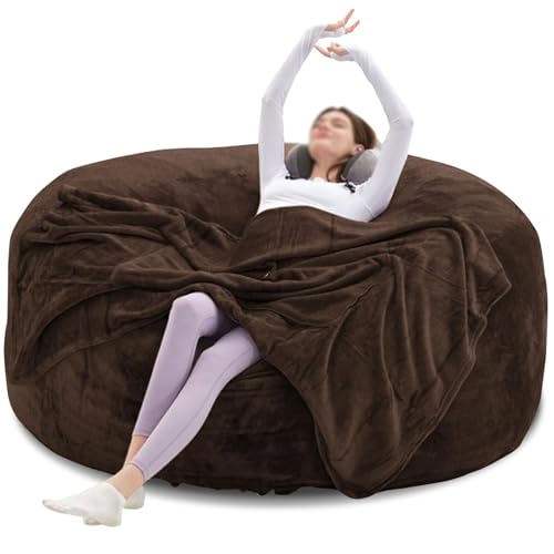 Sitzsackbezug Ohne Fuillung Outdoor Riesen Flauschig Fell Sitzsack Abdeckung XXL Runder Weicher Kunstpelz Sitzsack Lazy Schlafsofa Abdeckung Waschbar WohnzimmermöBel Sitzsackbezug Ohne Fuillung Outdoor Riesen Flauschig Fell Sitzsack Abdeckung XXL Runder Weicher Kunstpelz Sitzsack Lazy Schlafsofa Abdeckung Waschbar WohnzimmermöBel von Generic