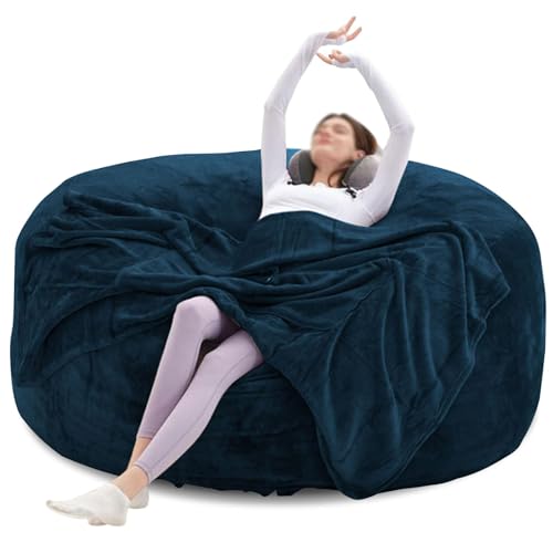 Sitzsackbezug Ohne Fuillung Outdoor Riesen Flauschig Fell Sitzsack Abdeckung XXL Runder Weicher Kunstpelz Sitzsack Lazy Schlafsofa Abdeckung Waschbar WohnzimmermöBel Sitzsackbezug Ohne Fuillung Outdoor Riesen Flauschig Fell Sitzsack Abdeckung XXL Runder Weicher Kunstpelz Sitzsack Lazy Schlafsofa Abdeckung Waschbar WohnzimmermöBel von Generic