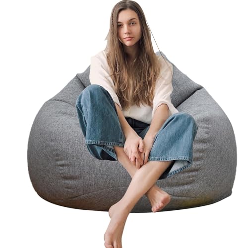 Sitzsackbezug Waschbarer Sitzsackbezug - Sitzsackhülle, Sofaüberwurf für Faule Menschen, handgefertigter Sitzsackbezug | Universal-Sitzsack von Generic