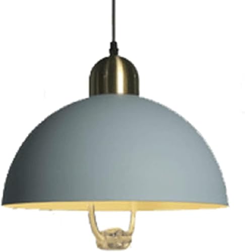 Skandinavische Macaron Pendelleuchte Personalisierte Hardware Hängelampe Italienische 1-licht Verstellbare Deckenleuchten Halbeinbauleuchte Aus Metall Für Living Warehouse Küche, Light Blue Skandinavische Macaron Pendelleuchte Personalisierte Hardware Hängelampe Italienische 1-licht Verstellbare Deckenleuchten Halbeinbauleuchte Aus Metall Für Living Warehouse Küche, Light Blue von Generic