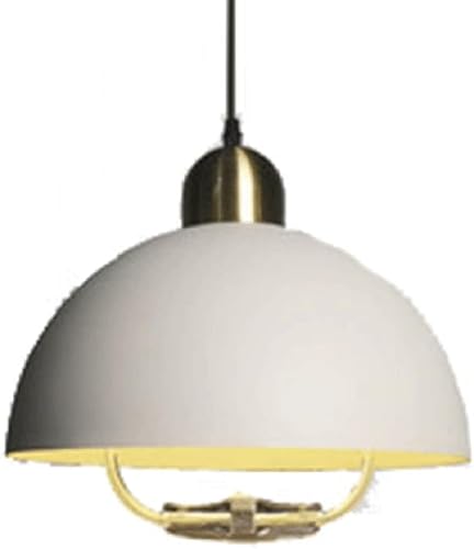Skandinavische Macaron Pendelleuchte Personalisierte Hardware Hängelampe Italienische 1-licht Verstellbare Deckenleuchten Halbeinbauleuchte Aus Metall Für Living Warehouse Küche, White von Generic