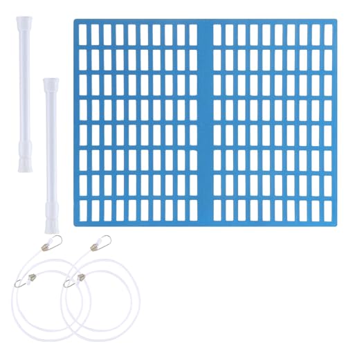 Skimmer Guard – Poolblocker | Skimmer Catcher Shield | Nettoreinigungsset 16,5 x 13 Zoll mit Schwimmer und Schmutzfiltern für die Blätter von Gartenteich gefangenen Teich für den Außenbereich von Generic