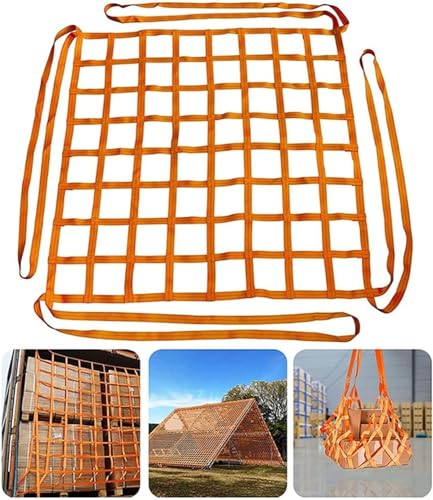 Slings Cargo Lifting Net Sicherheits-Hebenetzgurt, Sling Lifting Net, Hebegurt Zum Be- Und Entladen Schwerer Gegenstände/Color/2 * 2M/Mesh 20Cm/Load 3.5T Slings Cargo Lifting Net Sicherheits-Hebenetzgurt, Sling Lifting Net, Hebegurt Zum Be- Und Entladen Schwerer Gegenstände/Color/2 * 2M/Mesh 20Cm/Load 3.5T von Generic