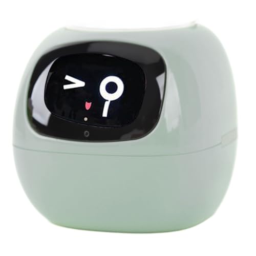 Smart Flowerpot AI Pflanzer mit Mehreren Ausdrücken für Wohnzimmer in Heimat, Intelligentem Wassertank und Intelligentem Haustierpflanzer (Grüne englische Version) von Generic