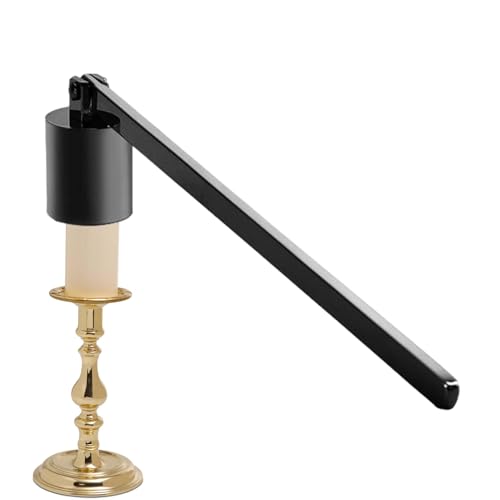 Snuffer Kerzenlöscher – Snuffer dekorative Kerzenfeuerlöscher mit langem Griff | Edelstahl-Kerzenlöscher – Elegantes Feuerlöscher-Werkzeug, Innendekoration von Generic