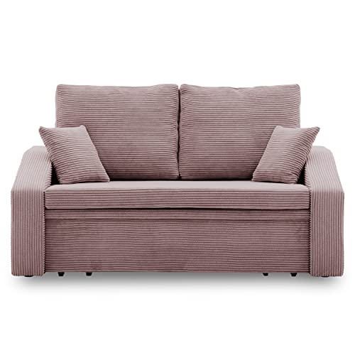 Sofa Dorma mit schlaffunktion, einfacher Aufbau, modernes Design, polstermöbel. Schlafcouch zum Wohnzimmer. Widerstandsfähiges, Minimalistisches Design (POSO 027) von Generic