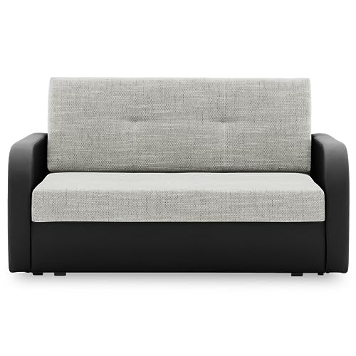 Sofa FASO 120 mit schlaffunktion und mit Bettkasten, einfacher Aufbau, modernes Design, polstermöbel. Schlafsofa zum Wohnzimmer. Widerstandsfähiges (LAWA 09 + REAL 11) von Generic
