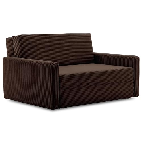 Sofa MELMA mit schlaffunktion, einfacher Aufbau, modernes Design, polstermöbel. Schlafcouch zum Wohnzimmer. Widerstandsfähiges, Minimalistisches Design (POSO 006) von Generic