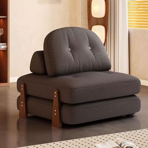 Sofabett Schlafsofa Umwandelbar DREI-in-eins Umwandelbares Einzelschlafsofa Inklusive Kissen Massivholzrahmen Wird In Büros, Wohnzimmern, Schlafzimme(White) von Generic