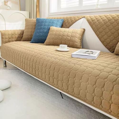 Sofabezug 1 2 3 4 Sitzer Sofabezüge Couch Überzug L Form Ecksofa waschbar,rutschfest,Sofa Couch Überwurfdecke für Wohnzimmer,Sofahusse Sofaüberwürfe Sofa Abdeckung für Hunde und Kinder(A,90 * 70c von Generic