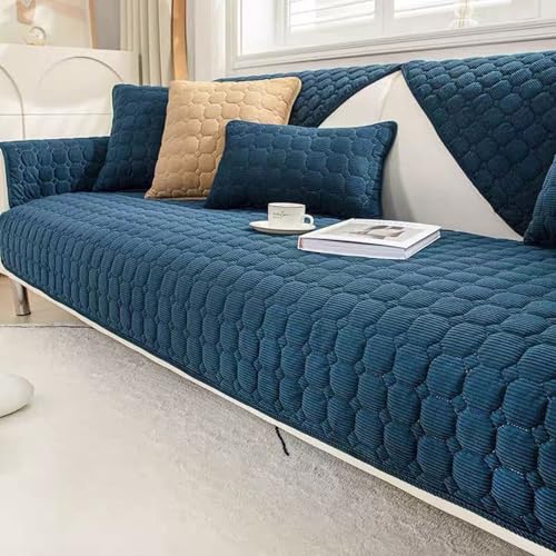 Sofabezug 1 2 3 4 Sitzer Sofabezüge Couch Überzug L Form Ecksofa waschbar,rutschfest,Sofa Couch Überwurfdecke für Wohnzimmer,Sofahusse Sofaüberwürfe Sofa Abdeckung für Hunde und Kinder(C,90 * 120 von Generic