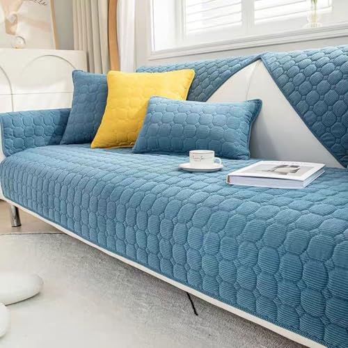 Sofabezug 1 2 3 4 Sitzer Sofabezüge Couch Überzug L Form Ecksofa waschbar,rutschfest,Sofa Couch Überwurfdecke für Wohnzimmer,Sofahusse Sofaüberwürfe Sofa Abdeckung für Hunde und Kinder(F,70 * 240 von Generic
