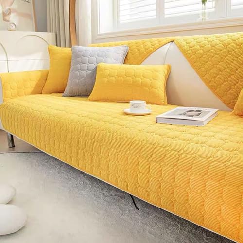 Sofabezug 1 2 3 4 Sitzer Sofabezüge Couch Überzug L Form Ecksofa waschbar,rutschfest,Sofa Couch Überwurfdecke für Wohnzimmer,Sofahusse Sofaüberwürfe Sofa Abdeckung für Hunde und Kinder(I,90 * 70c von Generic