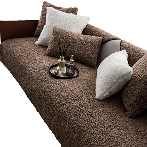 Sofabezug Ecksofa/Sofabezug Ecksofa (Stückweise verkauft/Nicht im Set), Dunkelbraun, 70 x 150 cm (27,56 x 59,06 Zoll) von Generic