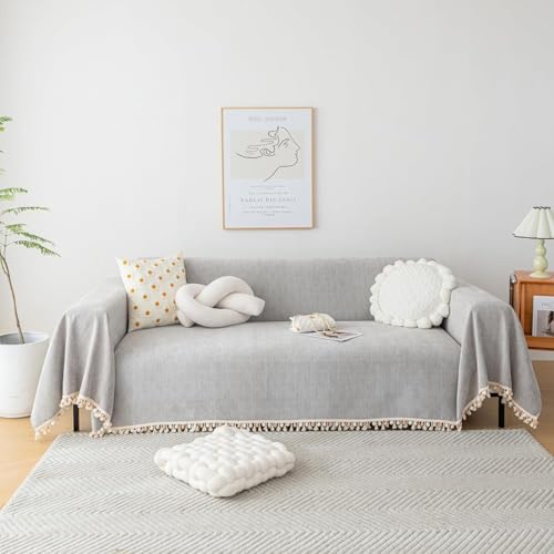 Sofaüberwurf Decke Ecksofa L rutschfest Sofa Zum Abdecken Decke Sofa Sofa Decke Überwurf Sofa Überwurfdecke Sofadecke,06,180x420cm von Generic