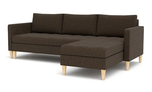 Sofini Ecksofa Oslo mit Schlaffunktion! Best Ecksofa! Couch mit Bettkästen! Polstermöbel fur Wohnzimmer mit stauraum. Bequem Schlafsofa mit bettkasten. (Lux 12 Rechts) von Generic