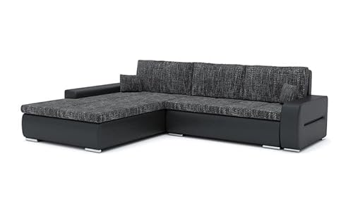 Sofini Ecksofa Toronto 240/200 mit Schlaffunktion! Eckcouch mit Bettkästen! Best Ecksofa! Hit!! (Lawa 17+ Soft 11 Links), Länge: 240 cm, Breite: 200 cm, Höhe: 85 cm, toronto240200_dostawa von Generic