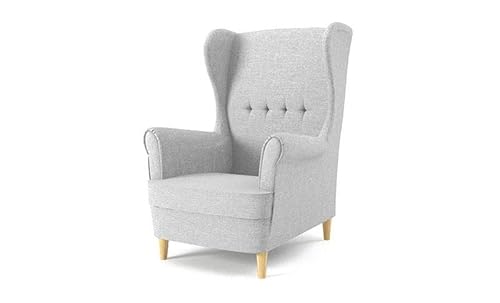 Sofini Ohrensessel Milo! Sessel für Wohnzimmer & Esszimmer! Skandinavisch, Relaxsessel aus Webstoff, Best Sessel! Hit! (Lux 32), Höhe: 104 cm, Breite: 75 cm, Tiefe: 92 cm von Generic