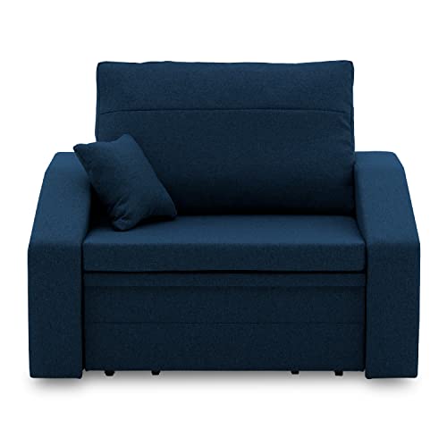 Sofini Sessel Vertico 80 - Klappsessel mit Schlaffunktion - für Wohnzimmer, Schlafzimmer oder Kinderzimmer Schlafsessel (Malmo New 79) von Generic