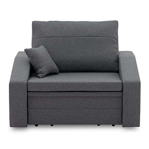 Sofini Sessel Vertico 80 - Klappsessel mit Schlaffunktion - für Wohnzimmer, Schlafzimmer oder Kinderzimmer Schlafsessel (Malmo New 95) aus Kunststoff von Generic