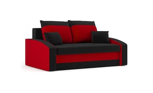 Sofini Sofa Hewlet mit Schlaffunktion! Best Schlafsofa! 2- Sitzer Sofa,Schlafsofa schlaffunktion und Bettkasten (Haiti 17+ Haiti 18), sofahewlet_dostawa, Breite: 152cm, Tiefe: 90 cm, Höhe: 72 cm von Generic