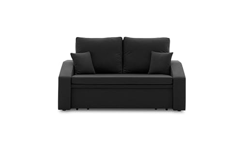 Sofini Sofa Hewlet mit Schlaffunktion! Best Schlafsofa! 2- Sitzer Sofa! Polstermöbel mit stauraum. Schlafsofa mit schlaffunktion und Bettkasten. Kleines Sofa! (MIKRO 15) von Generic