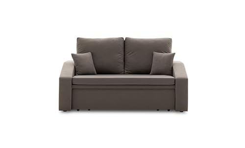 Sofini Sofa Hewlet mit Schlaffunktion! Best Schlafsofa! 2- Sitzer Sofa! Polstermöbel mit stauraum. Schlafsofa mit schlaffunktion und Bettkasten. Kleines Sofa! (MIKRO 27) von Generic