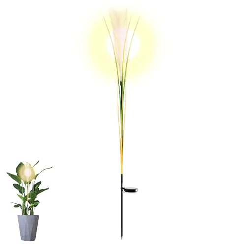 Solarlampe Im Erdspieß Design - Solarlampen Mit Schilfoptik Für Garten Dekoration | Leuchten Für Weg Rasen Terrasse Hof Und Außenbereich Solarlampe Im Erdspieß Design - Solarlampen Mit Schilfoptik Für Garten Dekoration | Leuchten Für Weg Rasen Terrasse Hof Und Außenbereich von Generic